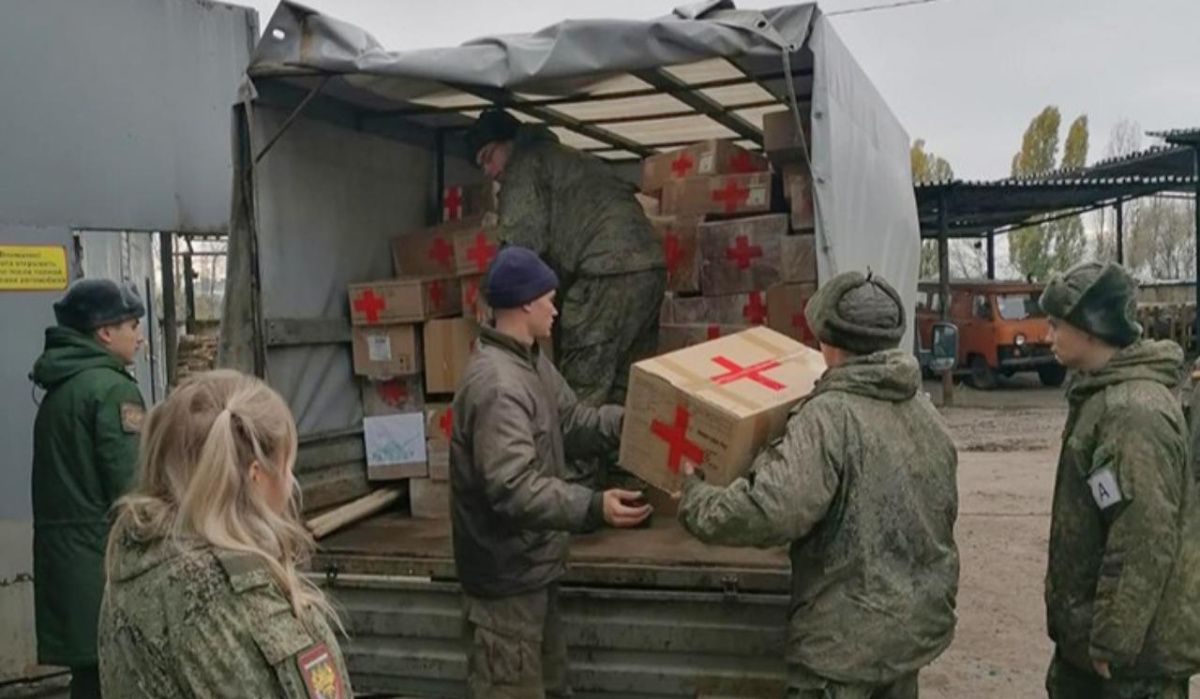 В Воронеже провели акцию в поддержку военнослужащих