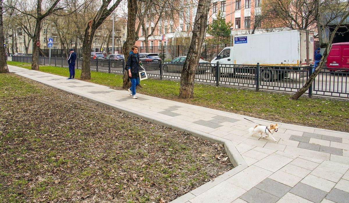 В Москве завершено благоустройство территории возле станции БКЛ «Текстильщики»