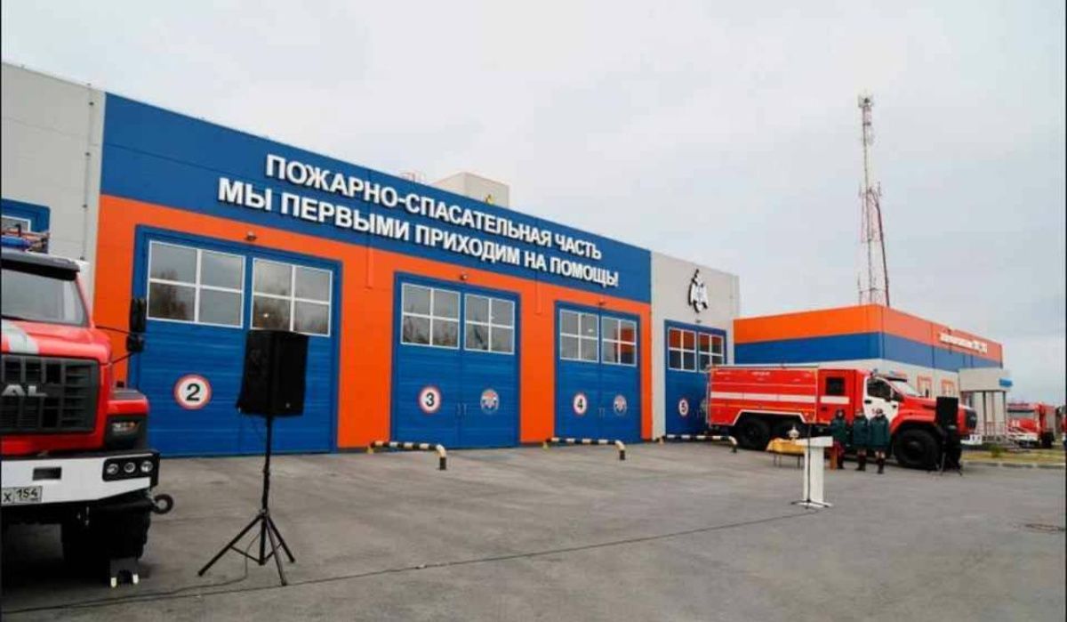 Под Новосибирском открыли новую пожарно-спасательную часть