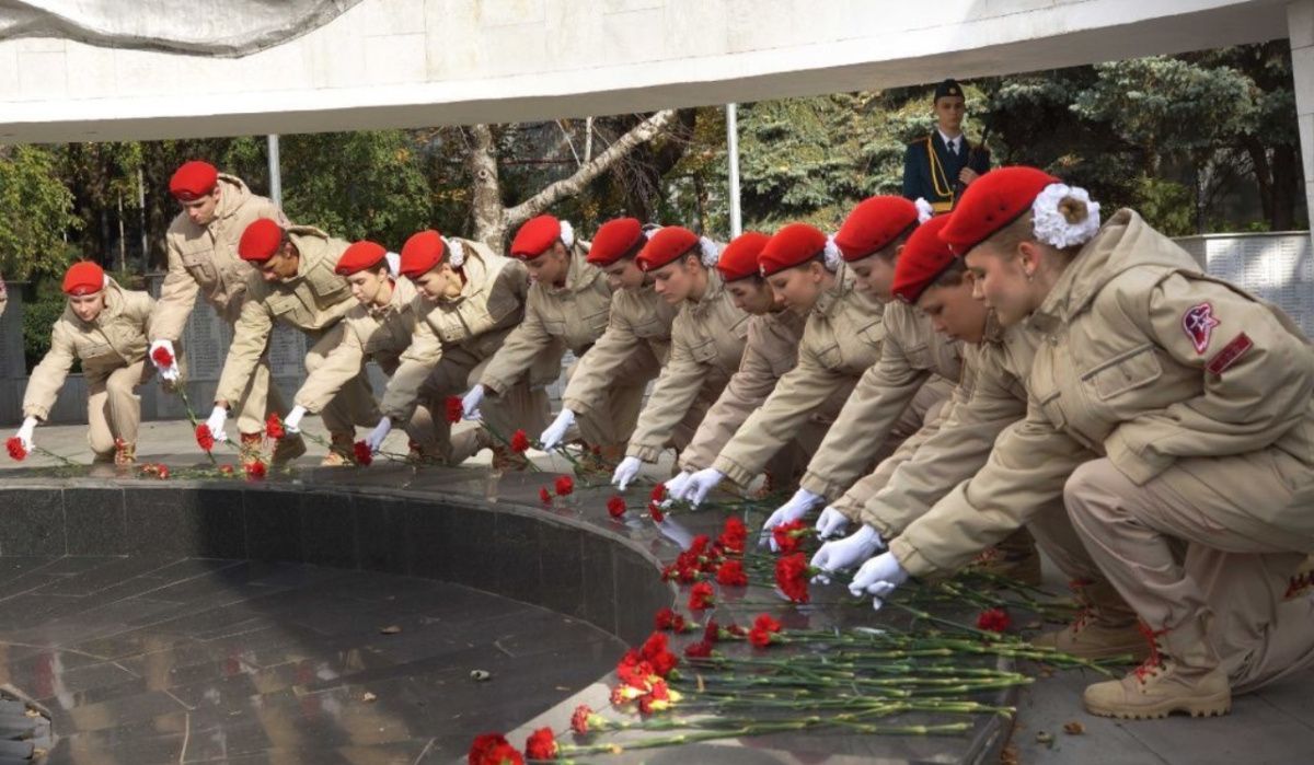 Ростов поддержал Всероссийскую акцию «Марш Знамени Победы»