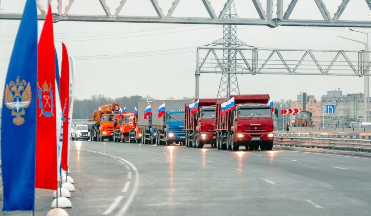 В Петербурге прошло открытии движения по Витебской развязке