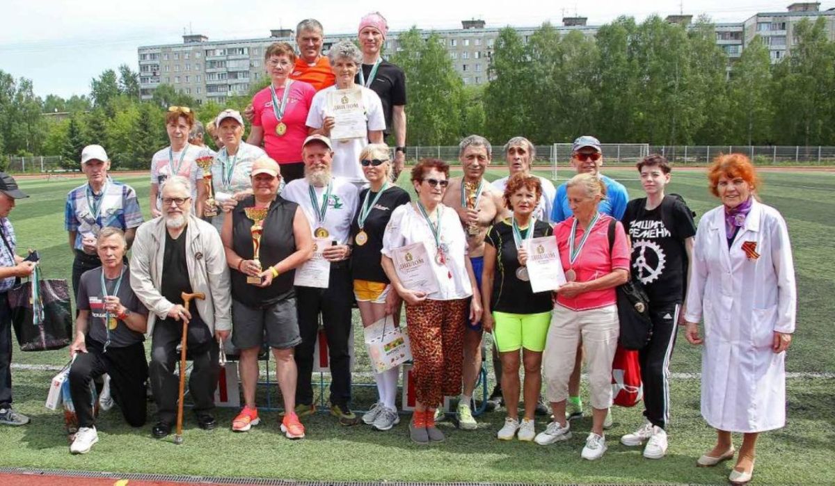 В Новосибирске состоялись соревнования среди пенсионеров 