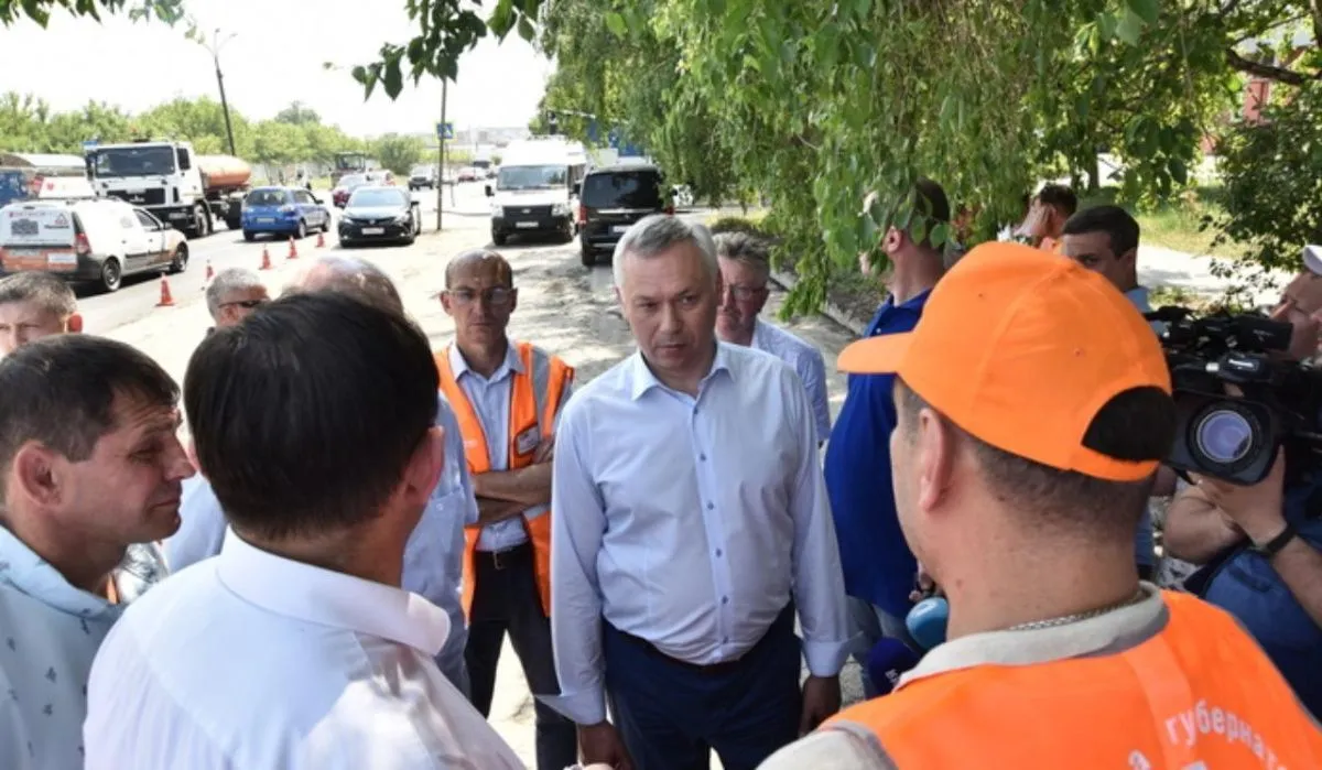 Губернатор Новосибирской области раскритиковал качество дорог в Новосибирске